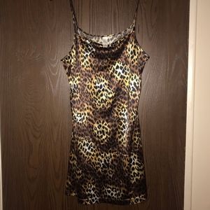 NWOT Victoria's Secret Leopard Print Lingerie Slip